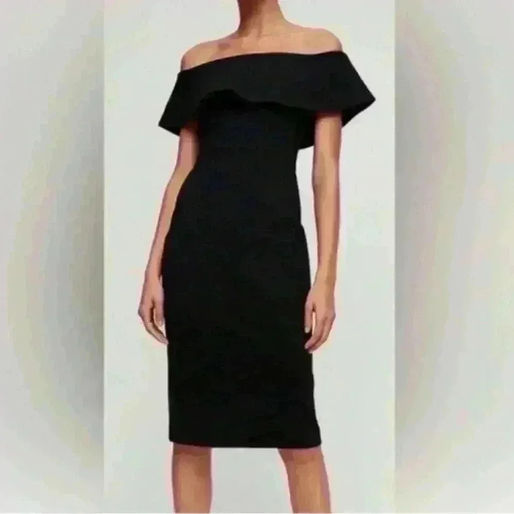 Babaton Aritzia Ruslan black dress size 6